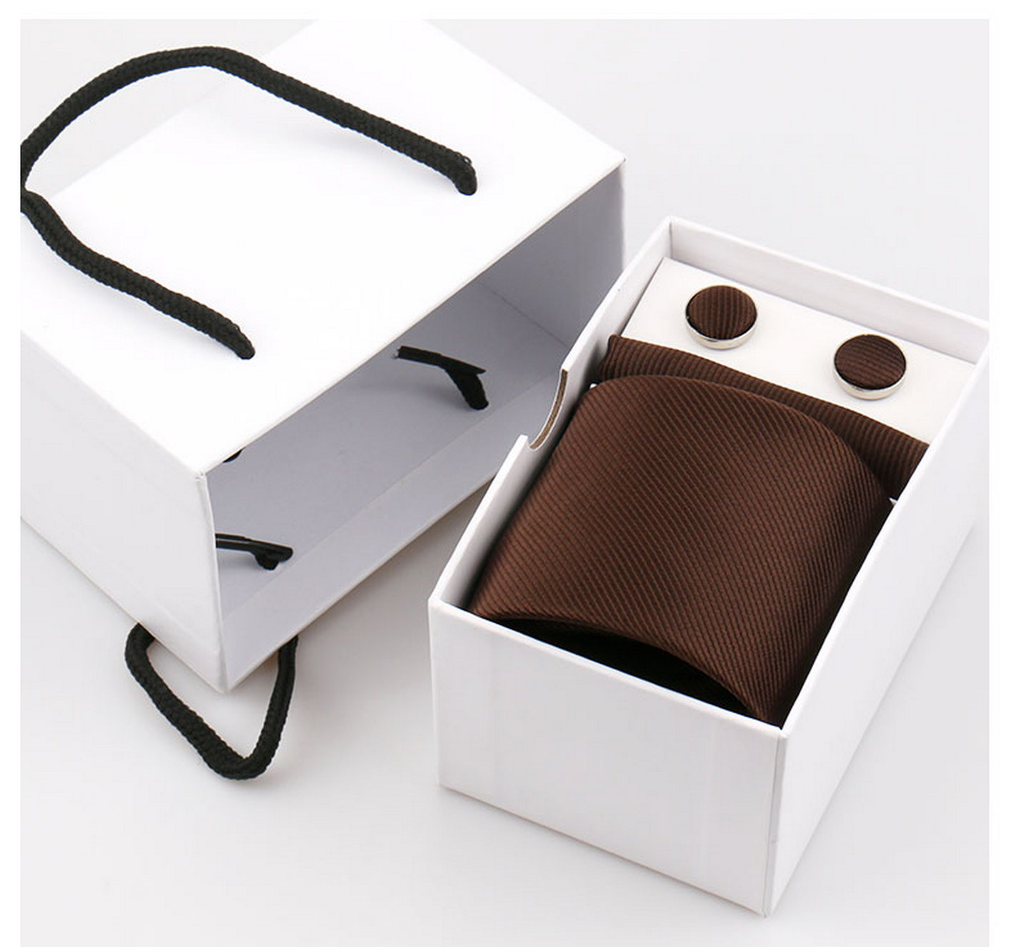 Neck Tie Set Box - Ensemble élégant de cravate pour homme,