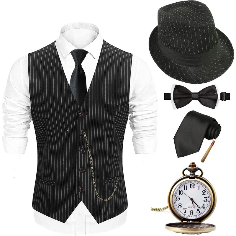 Men'S Accessories In The 1920S - Costume d'Halloween pour homme des années