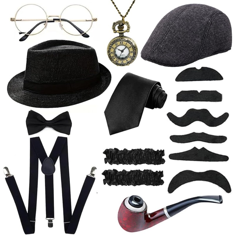 Men'S Accessories In The 1920S - Ensemble d'accessoires de costume pour homme