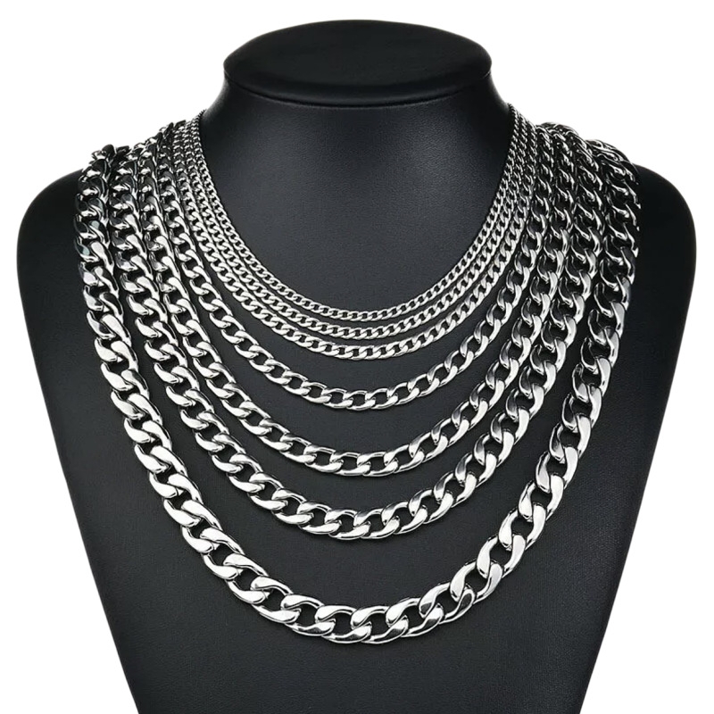 Men Accessories Neck Chain - YQ 3MM-10MM 316L acier inoxydable chaîne