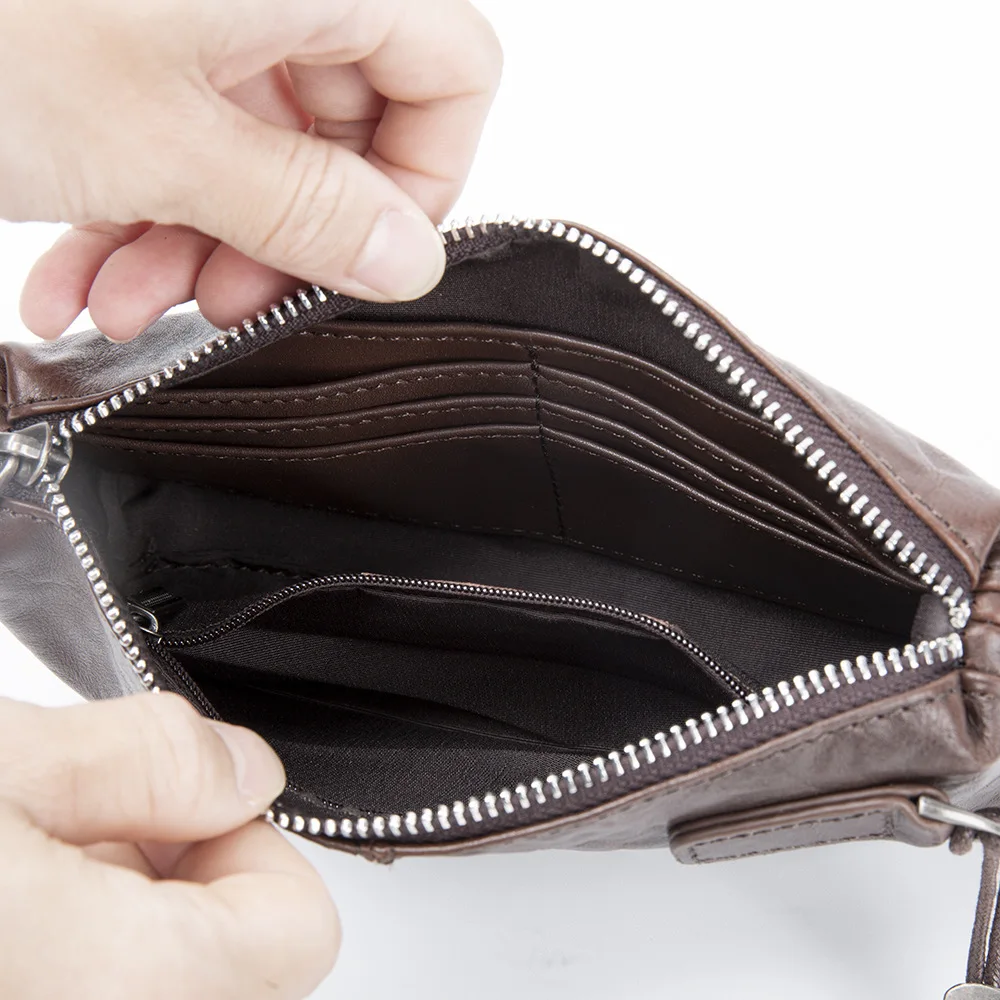Hommes peau de vache pochette  - Travel Organizer Men avis et prix