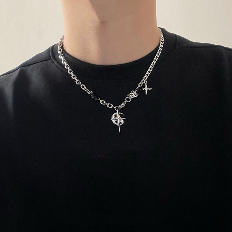 Collier ras du cou Goth Punk p - Men Accessories Neck Chain avis et prix