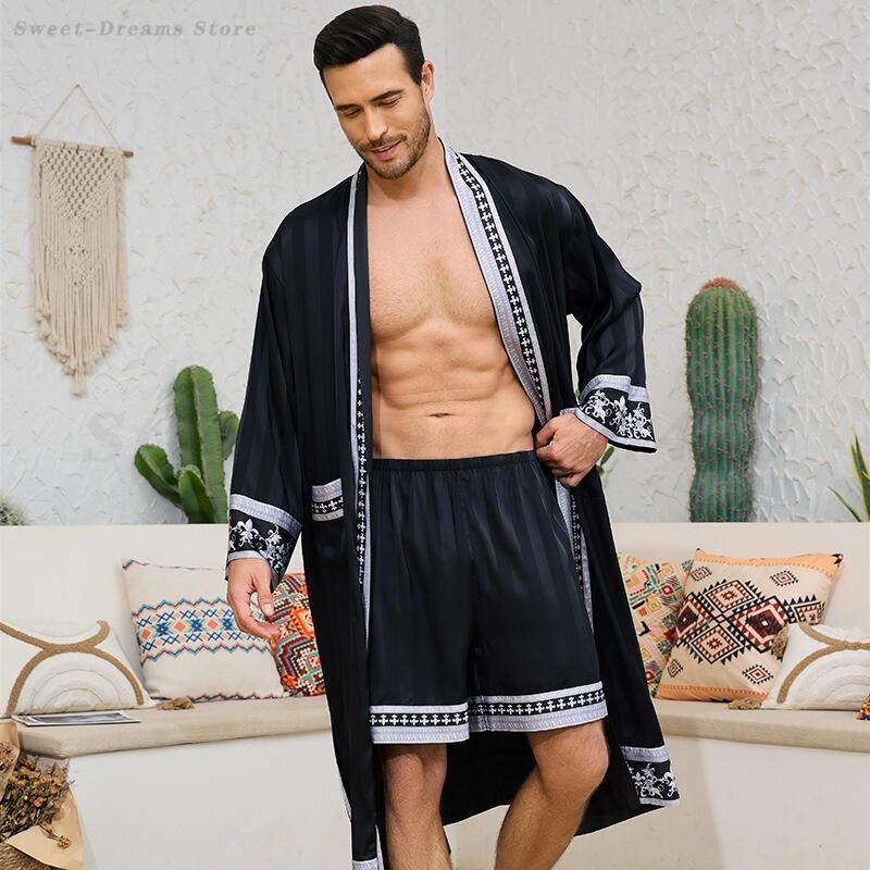 Ensemble pyjama longue en Sati - Men'S Kimono Accessories avis et prix
